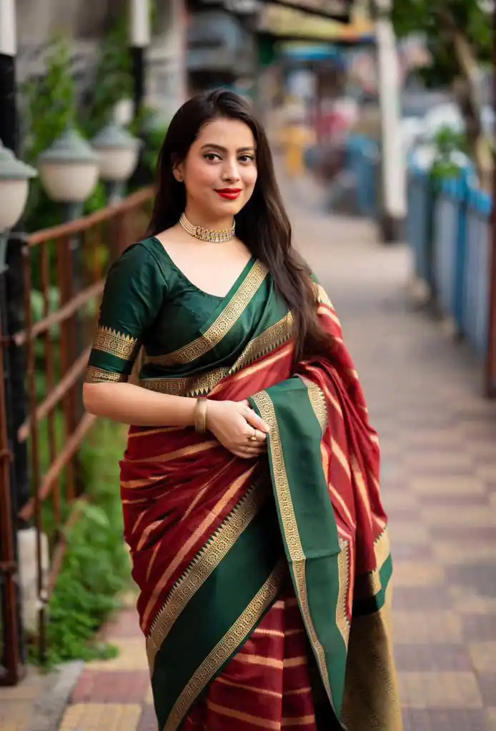 KP 5051 Green Color Soft Lichi Silk Jacquard Work Saree Rich Pallu Casual, Party Wear, Wedding, Events Etc. Expected Delivery 4-6 Working Days @1449/- | Sarees, Bollywood Sarees, Creative Sarees, Designer Sarees, Embroidered Sarees, Ethnic Saree, Modern Digital sarees, Party Wear Sarees