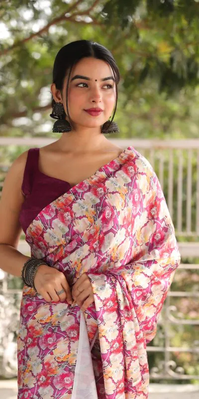 RM102 Light Pink Color Heavy Devsena Soft Silk Digital Printed Saree Casual, Party Wear, Wedding, Events Etc Delivery Expected.4-6 Working Days 1499/- | Sarees, Bollywood Sarees, Creative Sarees, Designer Sarees, Embroidered Sarees, Ethnic Saree, Modern Digital sarees, Party Wear Sarees