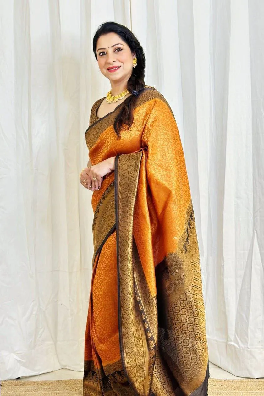 DDF 116 Orange Color Soft Lichi Silk Ordinary Design Rich Pallu Saree Casual, Party Wear, Events, Festivals Etc. Expected Delivery 4-6 Working Days 1499/ | Sarees, Bollywood Sarees, Creative Sarees, Designer Sarees, Embroidered Sarees, Ethnic Saree, Modern Digital sarees, Party Wear Sarees