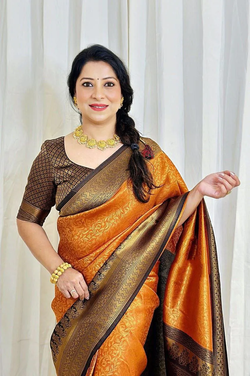 DDF 116 Orange Color Soft Lichi Silk Ordinary Design Rich Pallu Saree Casual, Party Wear, Events, Festivals Etc. Expected Delivery 4-6 Working Days 1499/ | Sarees, Bollywood Sarees, Creative Sarees, Designer Sarees, Embroidered Sarees, Ethnic Saree, Modern Digital sarees, Party Wear Sarees