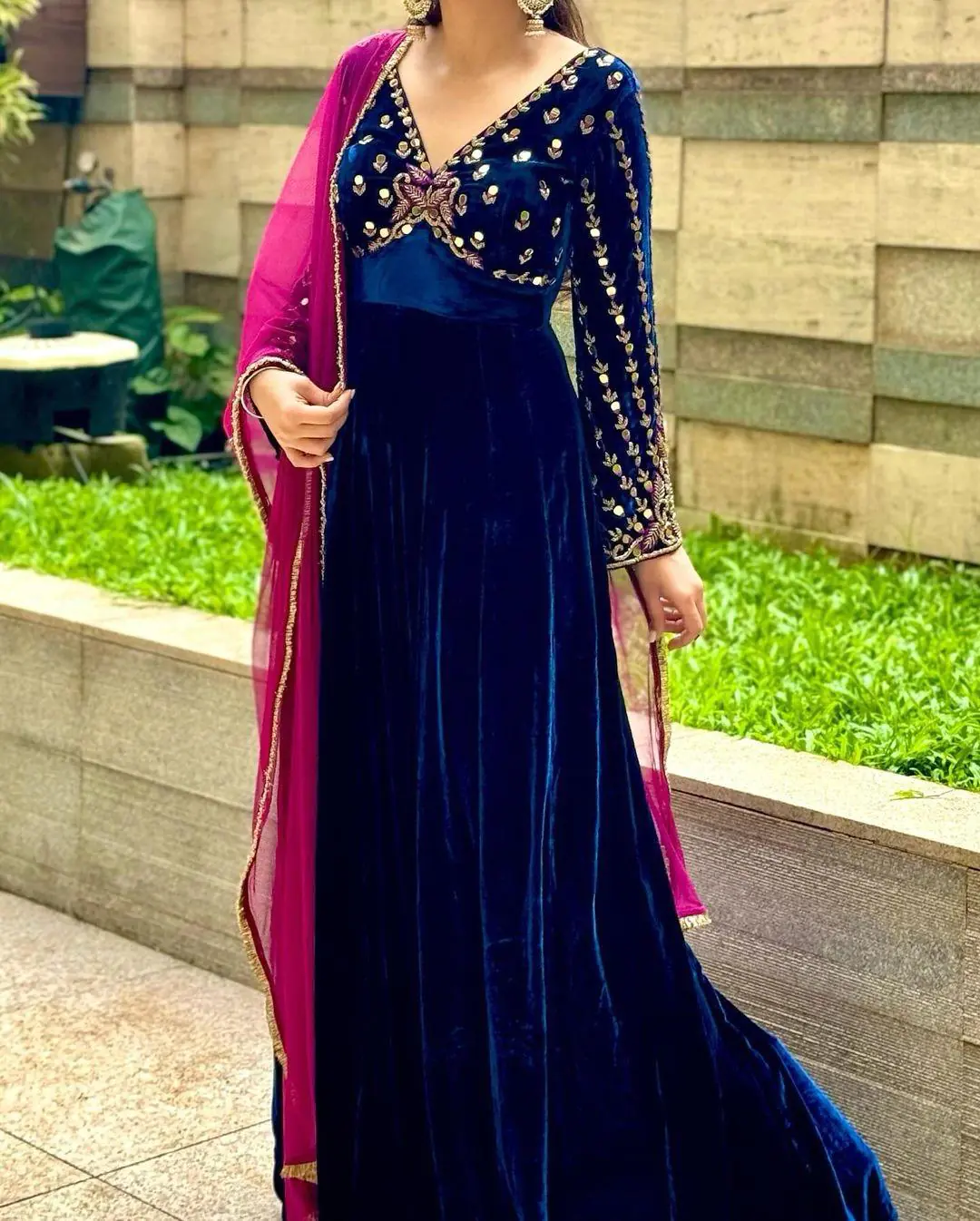 RTC 5626 Royal Blue Color Velvet Thread Sequence Anarkali Suit Casual, Wedding, Party, Festive, Events Etc. Expected Delivery 4-6 Working Days @2049/- | Anarkali Suits, Bollywood Anarkali, Creative-Anarkali, Designer Anarkali, Embroidered Anarkali, Party Wear Anarkali