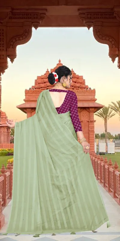 RS Green Color Georgette Chiffon Multiple Zari Pata Design Saree Casual, Party, Wedding, Festive, Events Etc. Expected Delivery 4-6 Working Days @1599/- | Sarees, Bollywood Sarees, Creative Sarees, Designer Sarees, Embroidered Sarees, Ethnic Saree, Modern Digital sarees, Party Wear Sarees