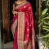 Red Soft Silk Cloth Pallu Saree
