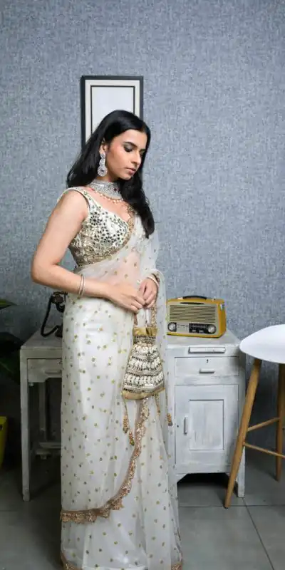 BT 373 White Color Nylon Butterfly Net Sequence Thread Saree Casual, Party Wear, Traditional Wear, Wedding Wear, Expected Delivery 4-6 Working Days@1699 | Sarees, Bollywood Sarees, Creative Sarees, Designer Sarees, Ethnic Saree, Modern Digital sarees, Party Wear Sarees