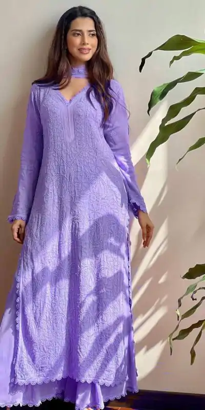 BE 170 Violet Color Georgette Thread Embroidery Salwar Suit Wedding, Party, Festive events, etc.  Expected Delivery  4-6 Working Days @1999/- | Salwar suit, Casual Suits, Creative suits, Designer Suits, Palazzo Suits, Party Wear Suits, Patiala Suits, Straight Suits