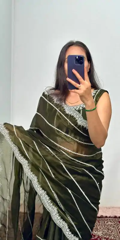 ST 476 Mehndi Color Burberry Blooming Embroidery Zari Saree Casual, Wedding, Party, Festive, Events Etc. Expected Delivery 4-6 Working Days @1899/- | Sarees, Bollywood Sarees, Creative Sarees, Designer Sarees, Embroidered Sarees, Ethnic Saree, Modern Digital sarees, Party Wear Sarees