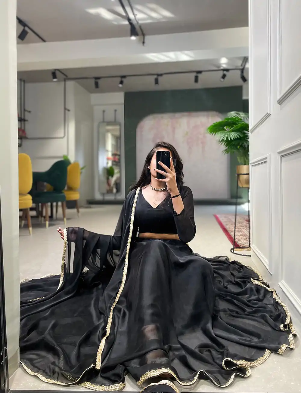 LNB 1227 Black Color Rangoli Silk Plain Lace Border  Lehenga Choli Traditional Wear, Festive, Party, Wedding, Events Expected 4-6 Working Days @1799/- | Lehenga, Bollywood Lehenga, Creative Lehenga, Designer Lehenga, Embroidered Lehenga, Party Wear Lehenga