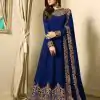 FC TL 1701 Royal Blue Color Georgette Cording Embroidery Sharara Suit Wedding, Party, Festive Expected Delivery 4-6 Working Days  @1749/- | Jump Suits, Salwar suit, Casual Suits, Creative suits, Designer Suits, Palazzo Suits, Party Wear Suits, Patiala Suits, Straight Suits
