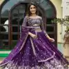 Ram 023 Violet Color Sequence Georgette Embroidery Lehenga Choli Casual, Wedding, Festive, Events Expected Delivery 4-6 Working Days @3049/- | Lehenga, Bollywood Lehenga, Creative Lehenga, Designer Lehenga, Embroidered Lehenga, Party Wear Lehenga