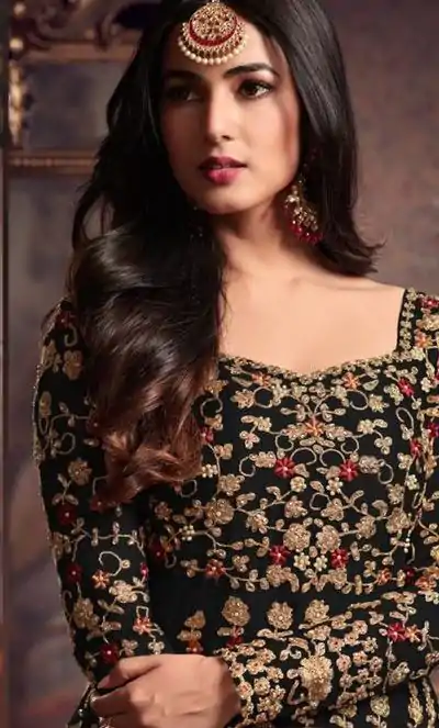 FC 5608 Black Color Heavy Net Embroidery Sequence Salwar Suit Wedding, Party, Festive events, etc. Expected Delivery 4-6 Working Days @3199/- | Jump Suits, Salwar suit, Casual Suits, Creative suits, Designer Suits, Palazzo Suits, Party Wear Suits, Patiala Suits, Straight Suits