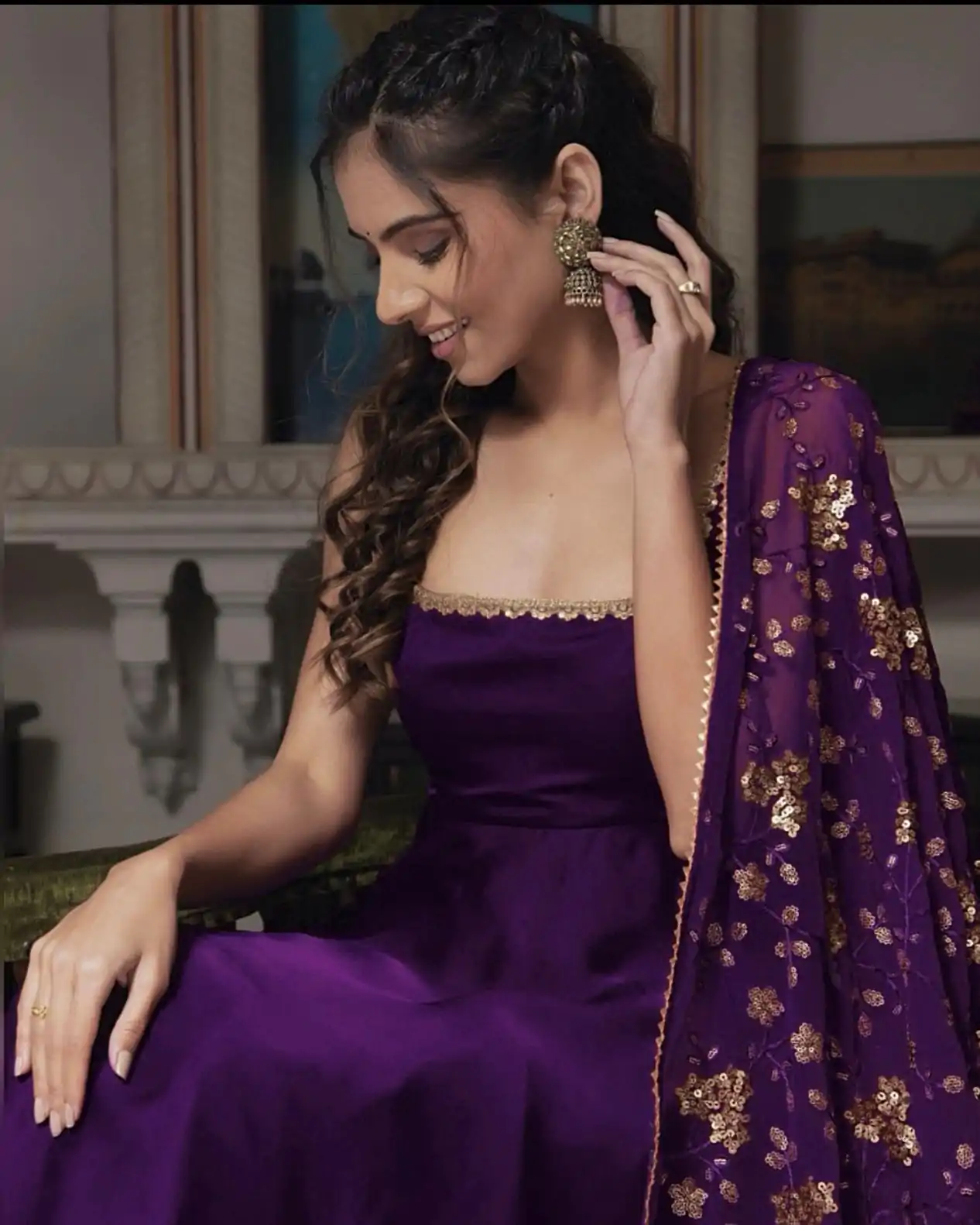 SRK 5128 Violet Color Heavy Faux Georgette With Fully Flair Salwar Suit Wedding, Party, Festive, Events Expected Delivery 4-6 Working Days @ 1899/- | Jump Suits, Salwar suit, Casual Suits, Creative suits, Designer Suits, Palazzo Suits, Party Wear Suits, Patiala Suits, Straight Suits