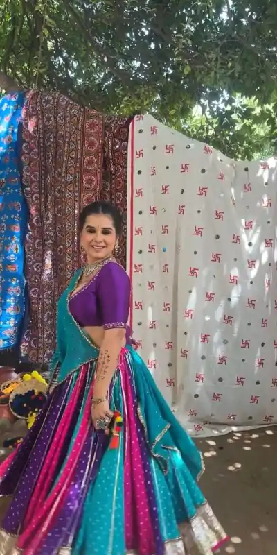 Ram 024 Blue Color Georgette Mirror Less khadi Print Lehenga Choli Casual, Wedding, Festive, Events Expected Delivery 4-6 Working Days @2649/- | Lehenga, Bollywood Lehenga, Creative Lehenga, Designer Lehenga, Embroidered Lehenga, Party Wear Lehenga