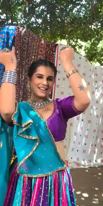 Ram 024 Blue Color Georgette Mirror Less khadi Print Lehenga Choli Casual, Wedding, Festive, Events Expected Delivery 4-6 Working Days @2649/- | Lehenga, Bollywood Lehenga, Creative Lehenga, Designer Lehenga, Embroidered Lehenga, Party Wear Lehenga