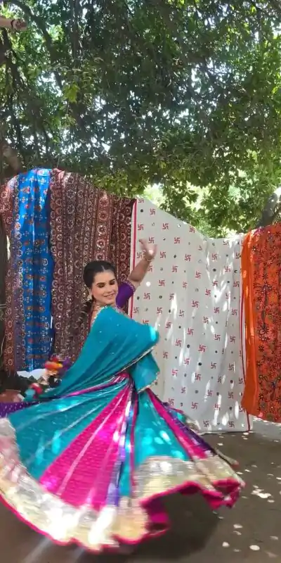 Ram 024 Blue Color Georgette Mirror Less khadi Print Lehenga Choli Casual, Wedding, Festive, Events Expected Delivery 4-6 Working Days @2649/- | Lehenga, Bollywood Lehenga, Creative Lehenga, Designer Lehenga, Embroidered Lehenga, Party Wear Lehenga