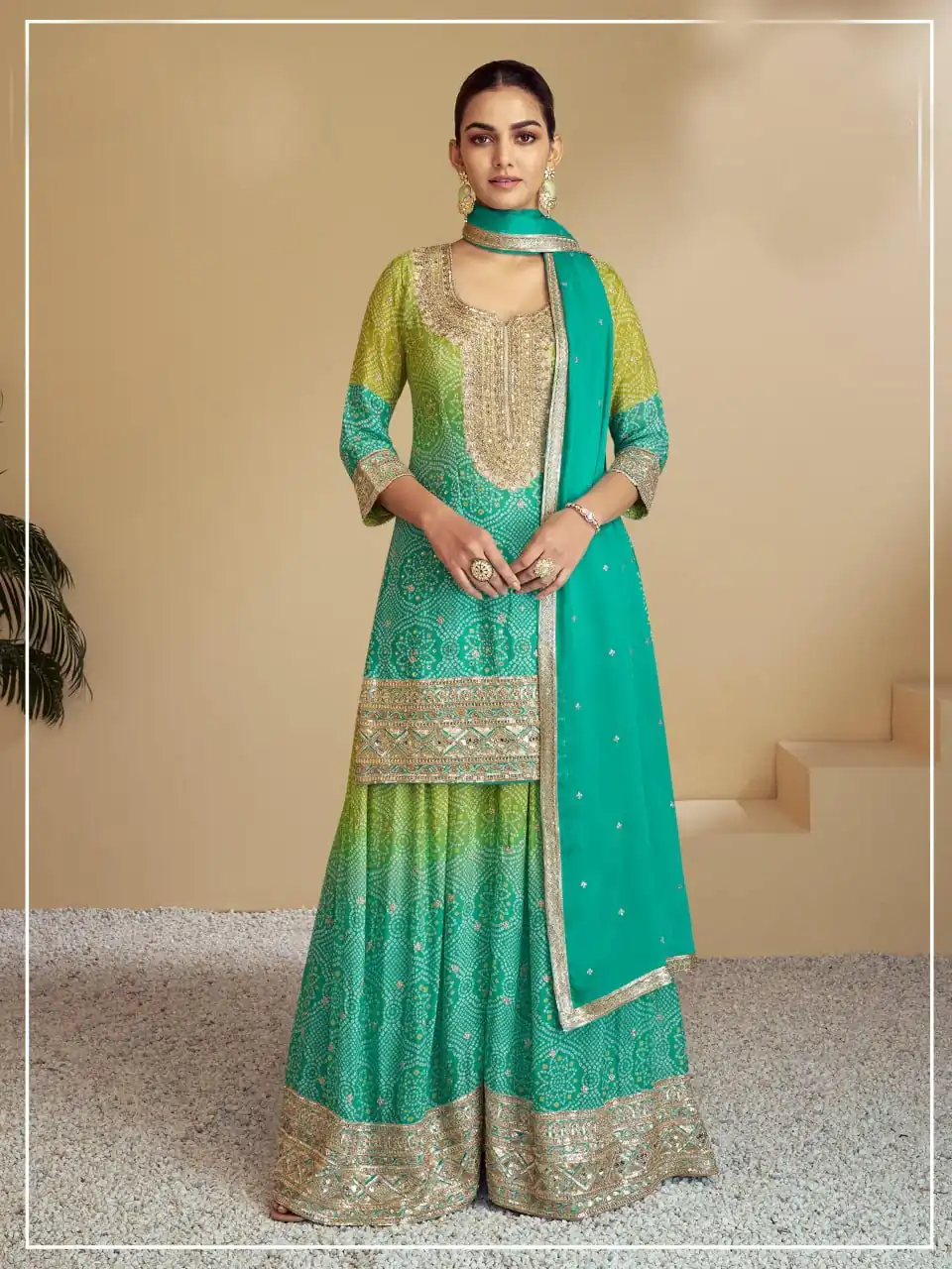 FC 7483 Firozi Color Chignon Digital Print With Mat Sequence work Sharara Wedding, Party, Festive, Events Etc.  Expected Delivery 4-6 Working Days @3249/- | Jump Suits, Salwar suit, Casual Suits, Creative suits, Designer Suits, Palazzo Suits, Party Wear Suits, Patiala Suits, Straight Suits
