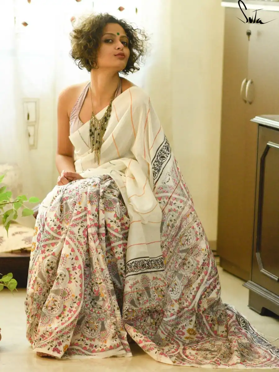 KT 197 White Color S Heavy Dola Silk Digital Print Saree Casual, Wedding, Festive, Events . Expected Delivery  4-6 Working Days @1449/- only                                                                                                                                             | Sarees, Bollywood Sarees, Creative Sarees, Designer Sarees, Embroidered Sarees, Ethnic Saree, Modern Digital sarees, Party Wear Sarees