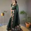 MS 482 Green Color Soft Litchi Silk Kubera Pattu Saree Casual, Wedding, Festive, Events . Expected Delivery  4-6 Working Days @1249/- only                                                                                                                                           | Sarees, Bollywood Sarees, Creative Sarees, Designer Sarees, Embroidered Sarees, Ethnic Saree, Modern Digital sarees, Party Wear Sarees