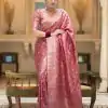 MS 483 Peach Color Soft Litchi Silk Kubera Pattu Saree Casual, Wedding, Festive, Events . Expected Delivery  4-6 Working Days @1199/- only                                                                                                                                             | Sarees, Bollywood Sarees, Creative Sarees, Designer Sarees, Embroidered Sarees, Ethnic Saree, Modern Digital sarees, Party Wear Sarees