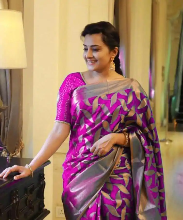 MS 172 Purple Color Soft Litchi Silk All Over Weaving Saree Casual, Wedding, Festive, Events . Expected Delivery 4-6 Working Days @1199/- only | Sarees, Bollywood Sarees, Creative Sarees, Designer Sarees, Embroidered Sarees, Ethnic Saree, Modern Digital sarees, Party Wear Sarees