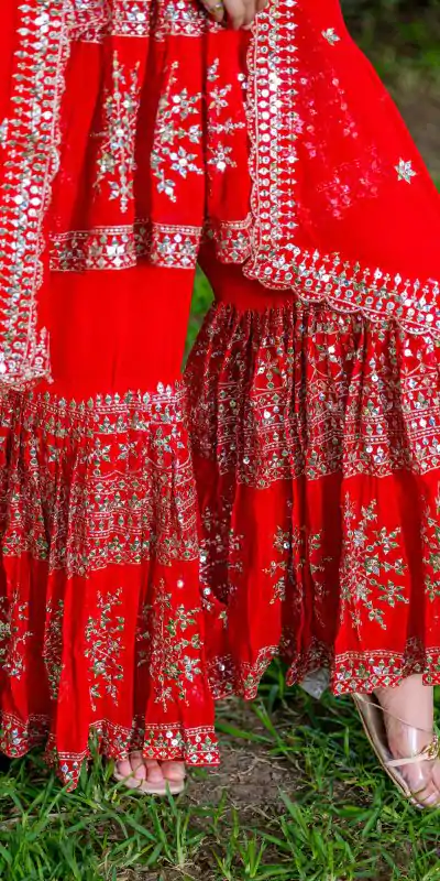 Ram 094 Red Color Georgette 7mm Sequence Work Salwar Suit Casual, Wedding, Festive, Events . Expected Delivery 4-6 Working Days @2349/- only | Jump Suits, Salwar suit, Casual Suits, Creative suits, Designer Suits, Palazzo Suits, Party Wear Suits, Patiala Suits, Straight Suits