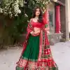 LNB 1221 Green Color Tushar Silk Patola Printed Lehenga Choli Casual, Wedding, Party, Festive, Events Etc.4-6 Working Days@ 2249/-only | Lehenga, Bollywood Lehenga, Creative Lehenga, Designer Lehenga, Embroidered Lehenga, Party Wear Lehenga