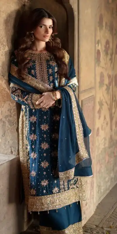ZF 415 Navy Blue Color Georgette Sequence Work Salwar Suit Casual, Wedding, Festive, Events . Expected Delivery 4-6 Working Days @2149/- only | Jump Suits, Salwar suit, Casual Suits, Creative suits, Designer Suits, Palazzo Suits, Party Wear Suits, Patiala Suits, Straight Suits