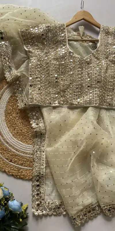 DF 3416 Grey Color Organza 5 Mm Sequins Work Saree Casual, Wedding, Festive, Events . Expected Delivery  4-6 Working Days @1949/- only                                                                                | Sarees, Bollywood Sarees, Creative Sarees, Designer Sarees, Embroidered Sarees, Ethnic Saree, Modern Digital sarees, Party Wear Sarees