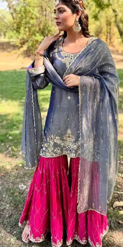 BE 380 Gray Fandy Salwar Suit Perfect for Wedding, Party, Ethnic Day, Family Gatherings, Sangeet . Available at ₹1999 only. Delivery 4-6 Working Days | Jump Suits, Tops & Bottoms, Track Suits, Salwar suit, Casual Suits, Creative suits, Designer Suits, Palazzo Suits, Party Wear Suits, Patiala Suits, Straight Suits, Trendy Wear