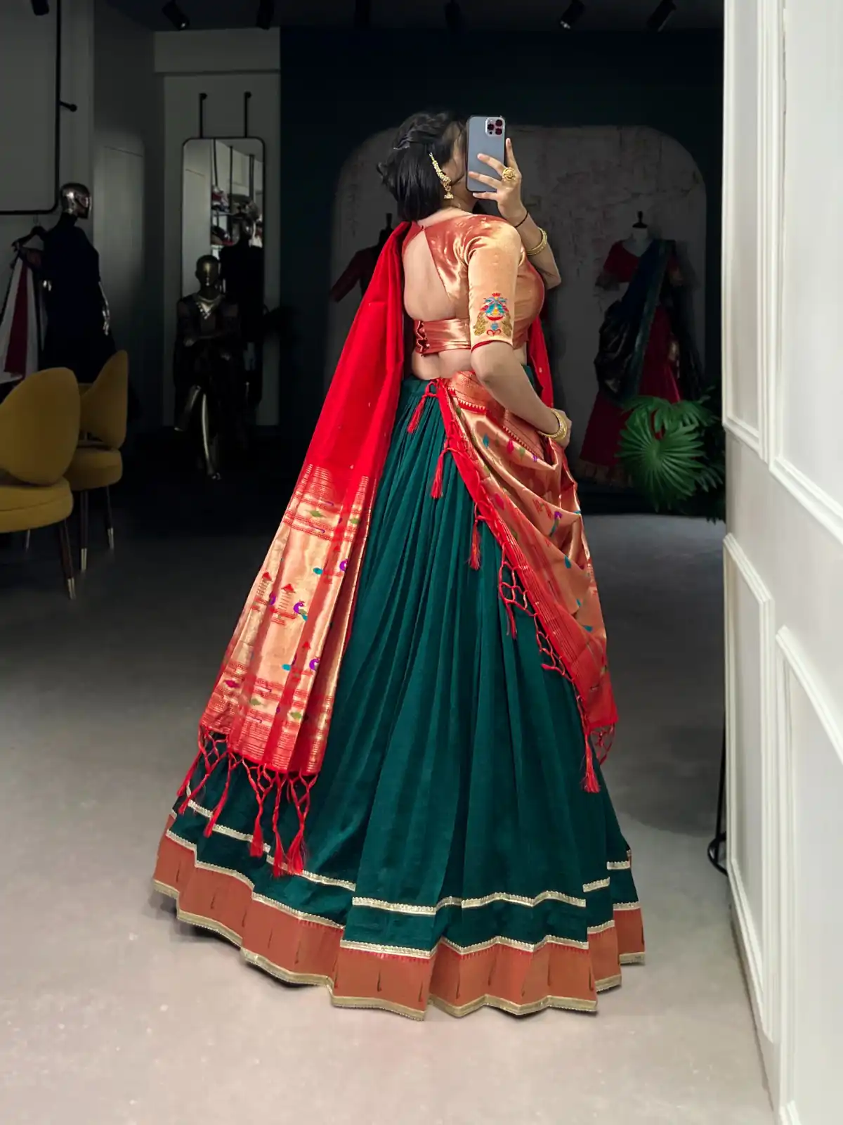 LNB 2007 Green Color Vichitra Silk Zari Weaving With Lace Border Lehenga Choli Wedding, Party, Festive, Events Etc. Delivery 4-6 Working Days Rs 2999 | Lehenga, Bollywood Lehenga, Creative Lehenga, Designer Lehenga, Embroidered Lehenga, Party Wear Lehenga