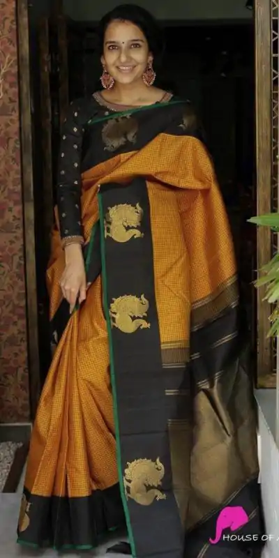 KP 2060 Mustard Color Work in Soft Lichi Silk Jacquard Work Saree Designer On for ₹1449. Delivery 4-6 Working Days. Shop now. | Sarees, Bollywood Sarees, Creative Sarees, Designer Sarees, Embroidered Sarees, Ethnic Saree, Modern Digital sarees, Party Wear Sarees