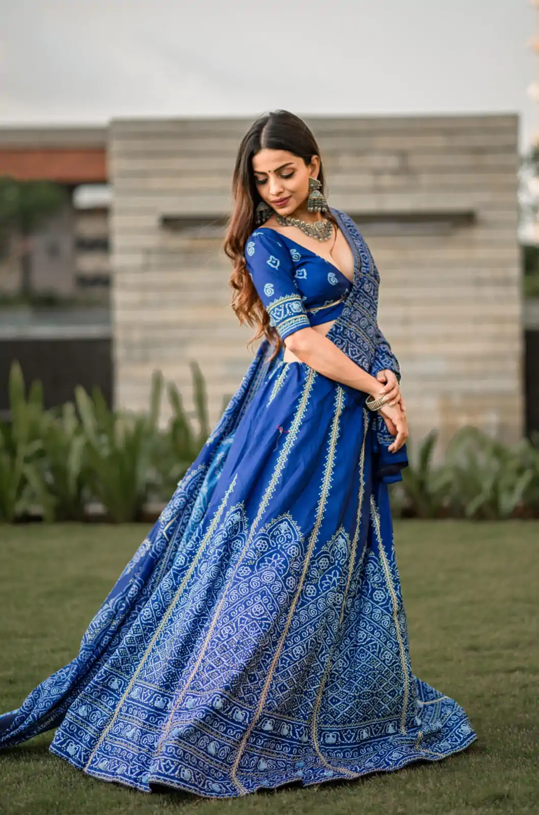 LNB 1251 Navy Blue Color Vaishali silk Printed With Gota Patti Work Lehenga Choli Wedding, Party, Festive, Events Etc. Delivery 4-6 Working Days Rs 3399 | Lehenga, Bollywood Lehenga, Creative Lehenga, Designer Lehenga, Embroidered Lehenga, Party Wear Lehenga