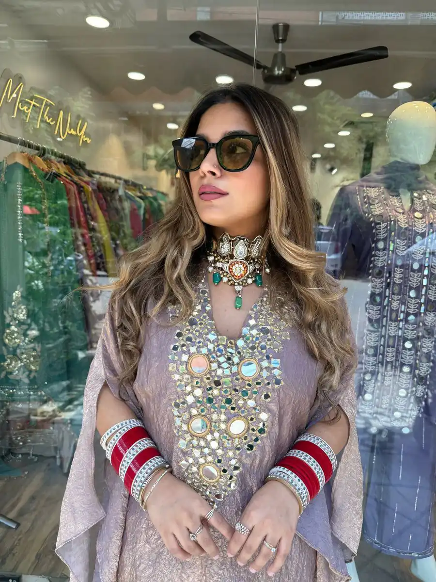 LG 1890 Onion Color Fendy Embroidery With Real Mirror Work Salwar Suit Casual, Wedding, Festive, Events . Expected Delivery 4-6 Working Days @1849/- only | Jump Suits, Salwar suit, Casual Suits, Creative suits, Designer Suits, Palazzo Suits, Party Wear Suits, Patiala Suits, Straight Suits