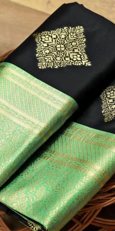 KP 1066 Black Soft Lichi Silk with Lace Border & Lace Work Saree . Special Price ₹1299. Delivery 4-6 Working Days. Shop now. | Sarees, Bollywood Sarees, Creative Sarees, Designer Sarees, Embroidered Sarees, Ethnic Saree, Modern Digital sarees, Party Wear Sarees