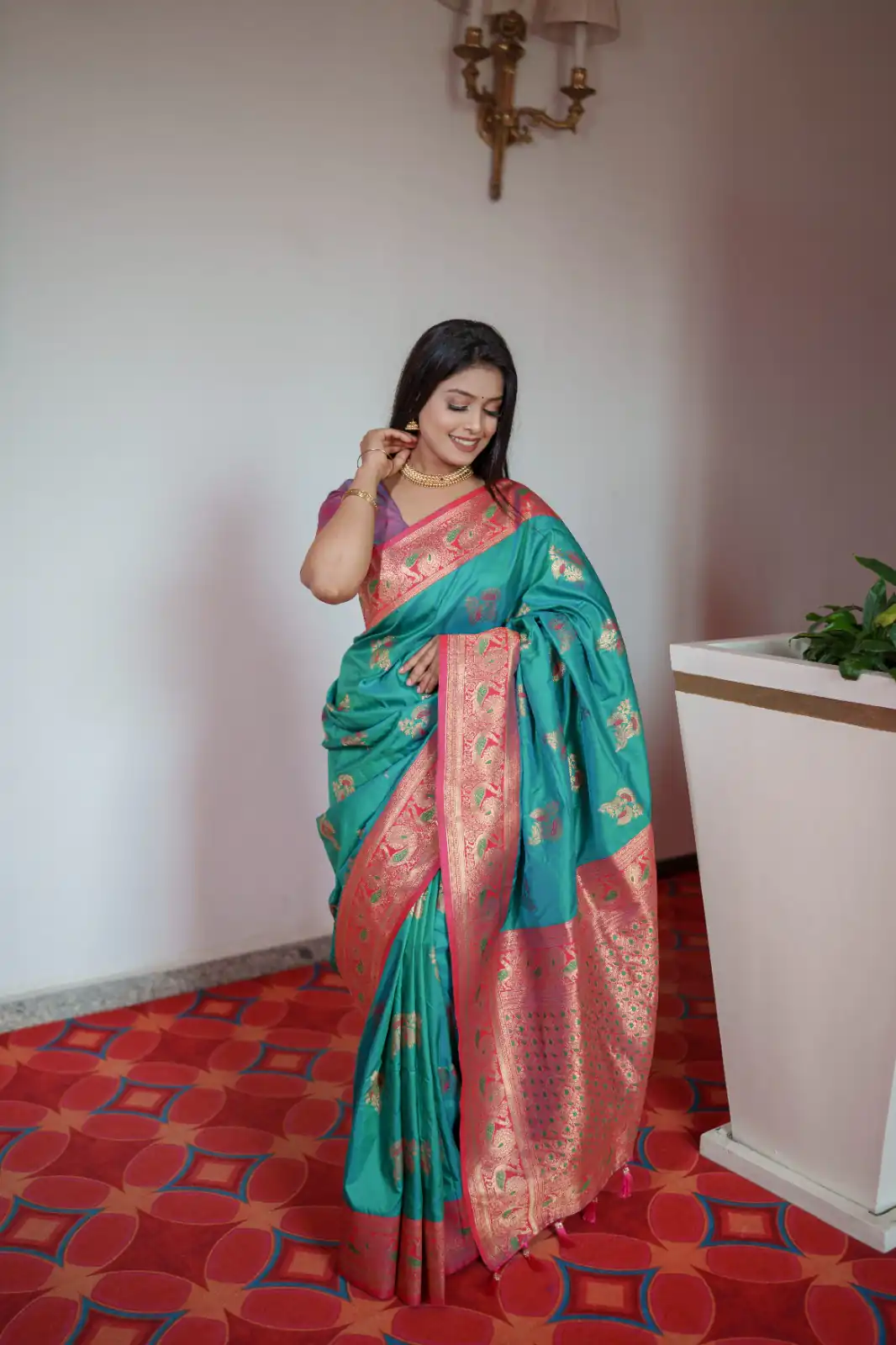 MB Paithani-3 Firozi in Pethani Silk Zari Work & Lace Work Saree . Grab it for ₹2199. Delivery 4-6 Working Days. Shop now. | Sarees, Bollywood Sarees, Creative Sarees, Designer Sarees, Embroidered Sarees, Ethnic Saree, Modern Digital sarees, Party Wear Sarees