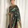 KP 4077 Green Soft Lichi Silk Saree Perfect for Wedding, Party, Baisakhi, Temple Visit, Anniversary . Best Price ₹1349. Delivery 4-6 Working Days. | Sarees, Bollywood Sarees, Creative Sarees, Designer Sarees, Embroidered Sarees, Ethnic Saree, Modern Digital sarees, Party Wear Sarees