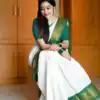 KP 3025 Green Soft Lichi Silk Saree Perfect for Wedding, Party, Baby Shower, Onam, Durga Puja . Available at ₹1449 only. Delivery 4-6 Working Days. | Sarees, Bollywood Sarees, Creative Sarees, Designer Sarees, Embroidered Sarees, Ethnic Saree, Modern Digital sarees, Party Wear Sarees