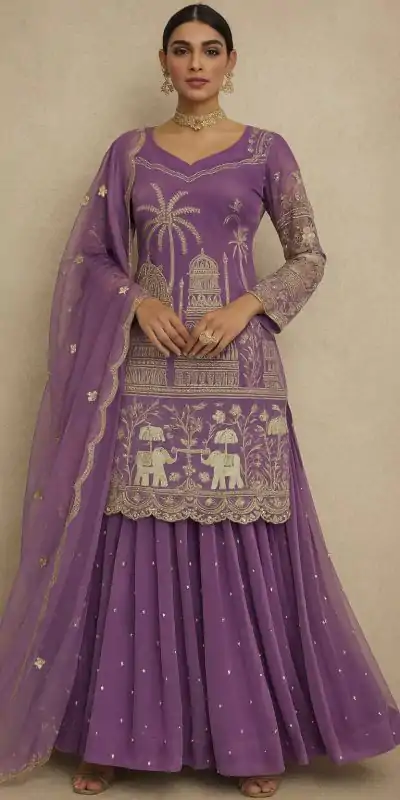 SRK 5247 Lavender Twill Net with Embroidery Work & Bead Work Salwar Suit . Now at just ₹1999. Delivery 4-6 Working Days. Shop now. | Jump Suits, Salwar suit, Casual Suits, Creative suits, Designer Suits, Palazzo Suits, Party Wear Suits, Patiala Suits, Straight Suits
