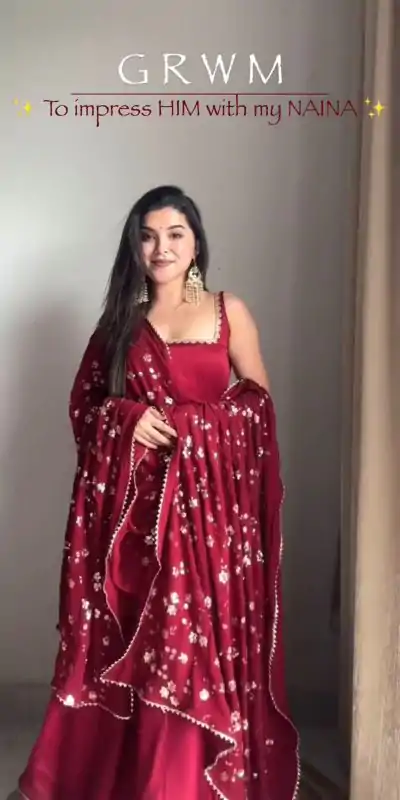 SRK 5128 Maroon Heavy Faux Georgette With Embroidery Sequence Work Salwar Suit Wedding, Party, Festive, Events, 4-6 Working Days 1899/- Only | Salwar suit, Casual Suits, Creative suits, Designer Suits, Palazzo Suits, Party Wear Suits, Patiala Suits, Straight Suits