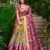 LNB 1222 Mustard Dola Silk With Kalamkari Print & Zari Work Lehenga Choli . Grab it for ₹1899. Delivery 4-6 Working Days. Shop now. | Lehenga, Bollywood Lehenga, Creative Lehenga, Designer Lehenga, Embroidered Lehenga, Party Wear Lehenga