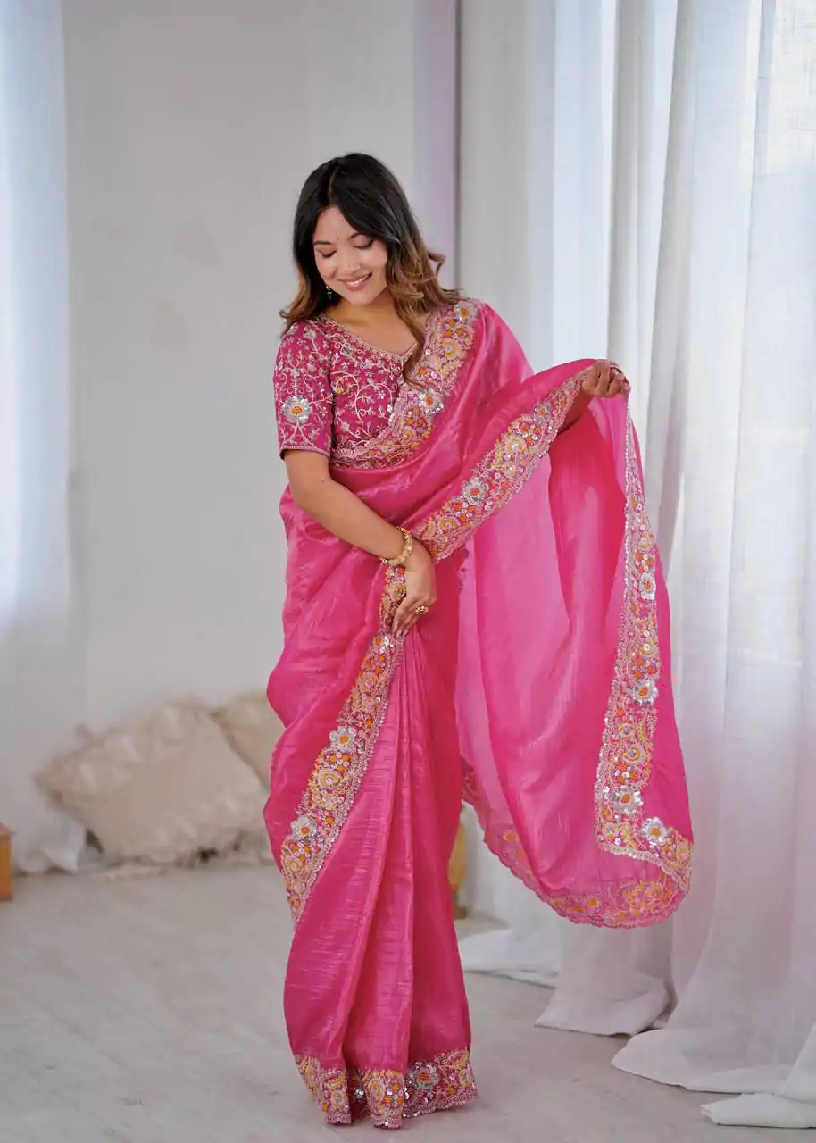 KP 3038 Yellow Soft Lichi Silk with Lace Border & Lace Work Saree . Special Price ₹1349. Delivery 4-6 Working Days. Shop now. | Sarees, Bollywood Sarees, Creative Sarees, Designer Sarees, Embroidered Sarees, Ethnic Saree, Modern Digital sarees, Party Wear Sarees