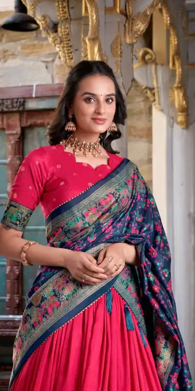 LNB 1245 Pink Tasar Silk With Gotta Patti Work & Lace Work Lehenga Choli Best Price ₹2449. Delivery 4-6 Working Days. Shop now. | Lehenga, Bollywood Lehenga, Creative Lehenga, Designer Lehenga, Embroidered Lehenga, Party Wear Lehenga