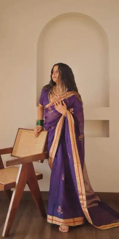 KP 5084 Purple Soft Lichi Silk Lace Work & Lace Border Saree in Exclusive Offer ₹1449. Delivery 4-6 Working Days. Shop now. | Sarees, Bollywood Sarees, Creative Sarees, Designer Sarees, Embroidered Sarees, Ethnic Saree, Modern Digital sarees, Party Wear Sarees