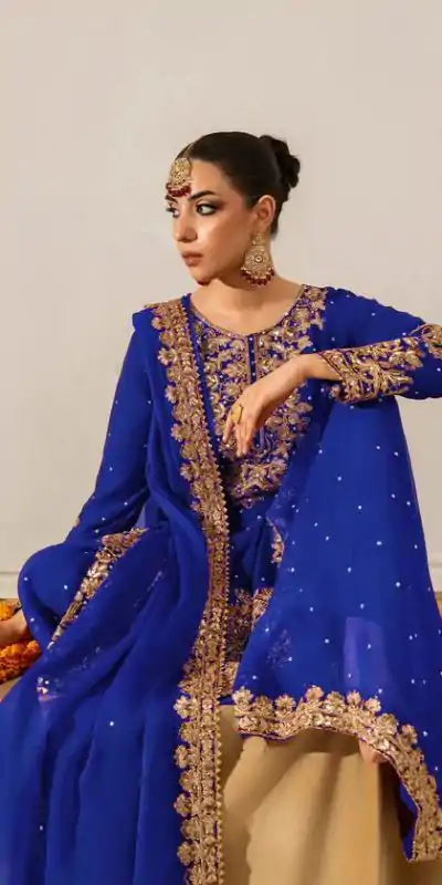 RTC 5901 Royal Blue Faux Georgette Salwar Suit Perfect for Wedding, Party, Raksha Bandhan, Eid, –. Introductory Price ₹2449. Delivery 4-6 Working Days. | Jump Suits, Salwar suit, Casual Suits, Creative suits, Designer Suits, Palazzo Suits, Party Wear Suits, Patiala Suits, Straight Suits