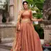 LNB 1440 Rust Fendi Sequins Work & Embroidery Work Lehenga Choli in . Introductory Price ₹2999. Delivery 4-6 Working Days. Shop now. | Lehenga, Bollywood Lehenga, Creative Lehenga, Designer Lehenga, Embroidered Lehenga, Party Wear Lehenga