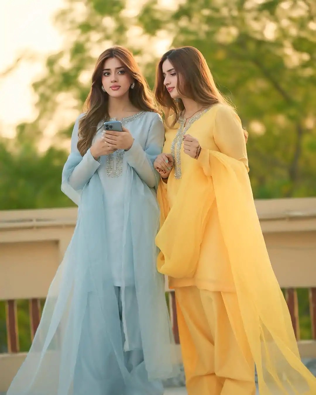 SRK 5252 Sky Blue Faux Georgette Embroidery Work & Bead Work Salwar Suit . Wedding, Party, Festive, Events, Now at just ₹1499 | Jump Suits, Salwar suit, Casual Suits, Creative suits, Designer Suits, Palazzo Suits, Party Wear Suits, Patiala Suits, Straight Suits