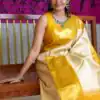 KP 6046 Yellow Soft Lichi Silk with Lace Border & Lace Work Saree . Best Price ₹1449. Delivery 4-6 Working Days. Shop now. | Sarees, Bollywood Sarees, Creative Sarees, Designer Sarees, Embroidered Sarees, Ethnic Saree, Modern Digital sarees, Party Wear Sarees