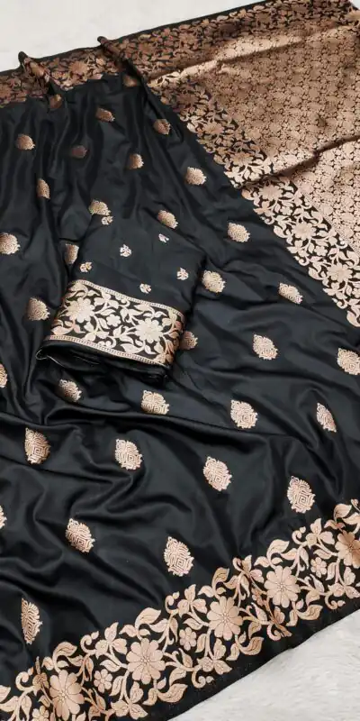 MB 1133 Black in Banarasi Silk Lace Work & Zari Work Saree . Introductory Price ₹1849. Delivery 4-6 Working Days. Shop now. | Sarees, Bollywood Sarees, Creative Sarees, Designer Sarees, Embroidered Sarees, Ethnic Saree, Modern Digital sarees, Party Wear Sarees