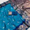MB 3308 Firozi Banarasi Silk Saree Perfect for Wedding, Party, Holi, Reception, Raksha Bandhan – . Special Price ₹1999. Delivery 4-6 Working Days. Shop n | Sarees, Bollywood Sarees, Creative Sarees, Designer Sarees, Embroidered Sarees, Ethnic Saree, Modern Digital sarees, Party Wear Sarees