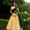 LNB 2019 Green in Kanchipuram Zari Work & Lace Work Lehenga Choli . Special Price ₹2099. Delivery 4-6 Working Days. Shop now. | Lehenga, Bollywood Lehenga, Creative Lehenga, Designer Lehenga, Embroidered Lehenga, Party Wear Lehenga