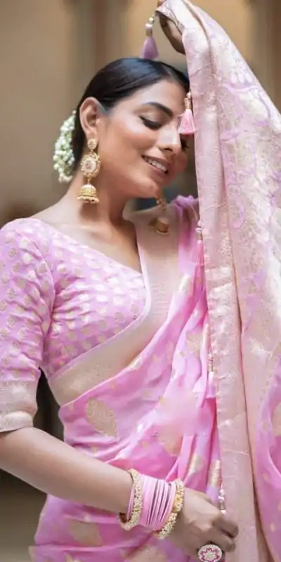 KPR 190 Lavender Soft Lichi Silk Jacquard Work Saree with Designer Work Wedding, Party, Festive, Events, Deal ₹1399. Delivery 4-6 Working Days. Shop now. | Sarees, Bollywood Sarees, Creative Sarees, Designer Sarees, Embroidered Sarees, Ethnic Saree, Modern Digital sarees, Party Wear Sarees